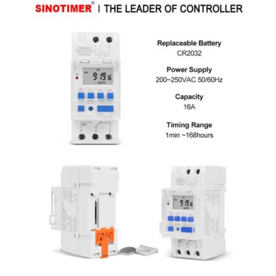 Sinometer TM919A 7-Day Programmable Timer Switch