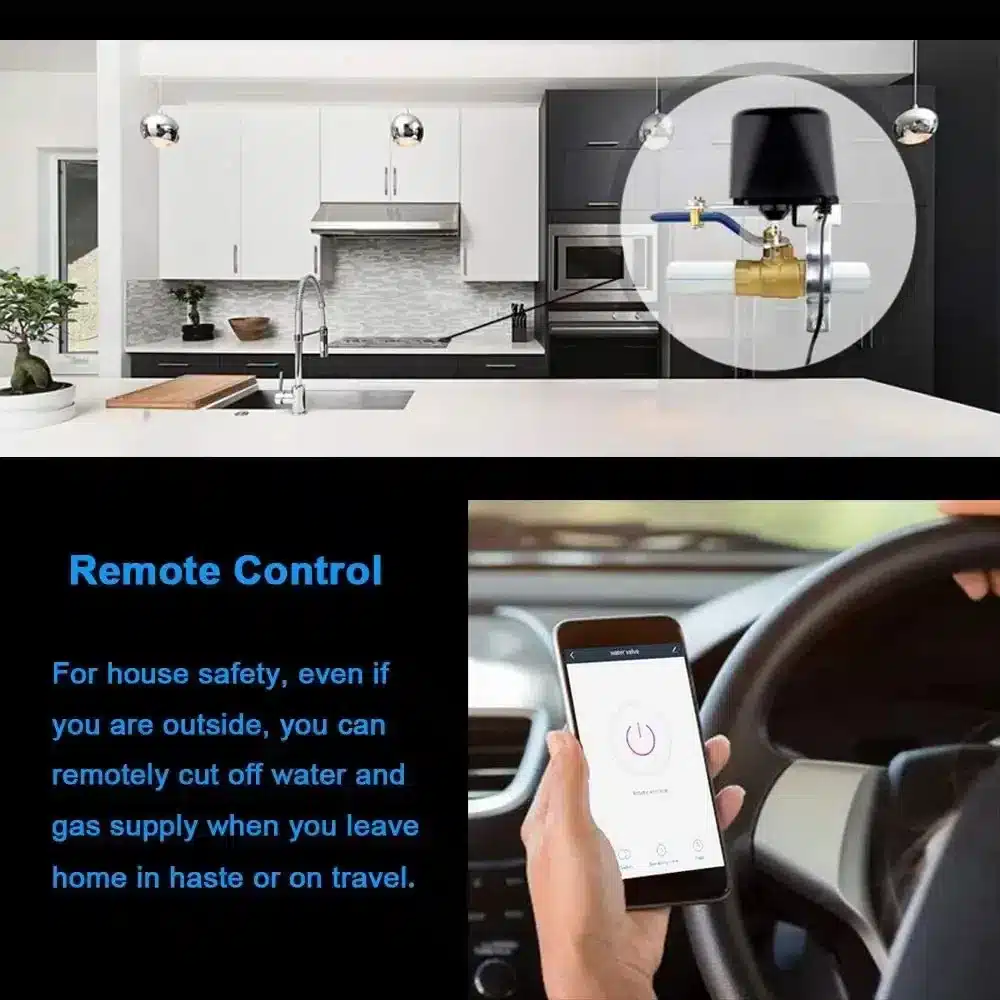 Wi Fi Smart Irrigation Valve Controller for irigation automation 5 Automate your garden or farm watering with this Wi-Fi Smart Irrigation Valve Controller. Remotely open and close manual ball valves using the Smart Life or Tuya Smart app. Set schedules, timers, and create automation scenes for hands-free watering. Perfect for homeowners, farmers, and greenhouse managers, this device is compatible with 1/2”, 3/4”, and 1” lever ball valves. Popular use cases include home garden automation, greenhouse irrigation, and managing water tanks. 🛠️Key Features:: for Smart Irrigation ✅ Wi-Fi Controlled (2.4GHz) – No hub required ✅ Smart Life & Tuya Smart App compatible (Android & iOS) ✅ Daily & Weekly Schedules – Automatically turn water on/off at set times ✅ Countdown Timer – Water for a set duration ✅ Automation Scenes – Water based on time, weather, or sensor triggers ✅ Manual ON/OFF Button – For control without internet ✅ Voice Assistant Support – Works with Alexa, Google Home, Echo ✅ Weather-Resistant (IP65) – Built for outdoor use ✅ Low Power Use – Includes a 12V power adapter ✅ Notification Alerts – Receive updates on valve status ⬇️SCROLL DOWN TO SEE DESCRIPTION⬇️