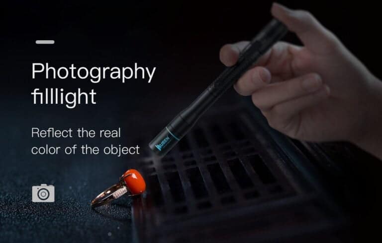 WUBEN E19 Pen Light: 200LM High CRI LED for Dentists, Nurses, Doctors, Eye Inspection, Aluminum, Waterproof 9 200lm WUBEN E19 LED Pen Light High CRI Waterproof Diagnosis Penlight Flashlight Lumen torch for dentistnursesdoctorsmedics eyeearsteeth inspection 1 The WUBEN E19 is a versatile pen flashlight designed for precise visual tasks. Featuring a high CRI LED and multiple lighting modes, it's ideal for medical professionals, mechanics, and general use. This durable, waterproof light is perfect for detailed inspections, camping, hiking, security, emergency situations, and general household tasks.
๐ ๏ธKey Features: โ
Utilises 1x NICHIA 219C high CRI LED
โ
High Colour Rendering (CRI > 90)
โ
4000K Colour Temperature
โ
Up to 200 Lumens Output
โ
Powered by 2x AAA batteries (included)
โ
4 Lighting Modes (Eco, Low, Med, High) plus SOS
โ
IP68 Waterproof Rating
โ
1.5 meters Impact Resistance
โ
Machined aerospace grade 6061 aluminum alloy body
โ
Solid plastic tail switch for easy operation โฌ๏ธSCROLL DOWN TO SEE DESCRIPTIONโฌ๏ธ