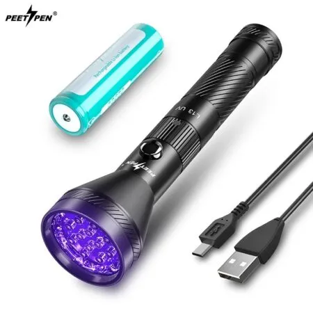Best 395nm Peetpen L13 UV Flashlight For Pets Dog Urine And Stains
