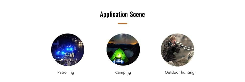 Convoy S21A 2300 Lumens Hiking Light Powerful Convoy S21A flashlight illuminating dark trail during Nairobi night hike, 2300 lumens for extended visibility.