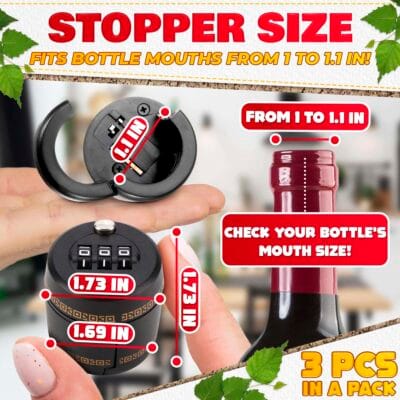 Resettable Wine Lock for Home Collections