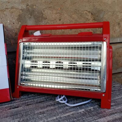 Premier 1600W quartz heater with humidifier, ideal for bedroom use at night to prevent dry air and ensure silent, restful warmth.