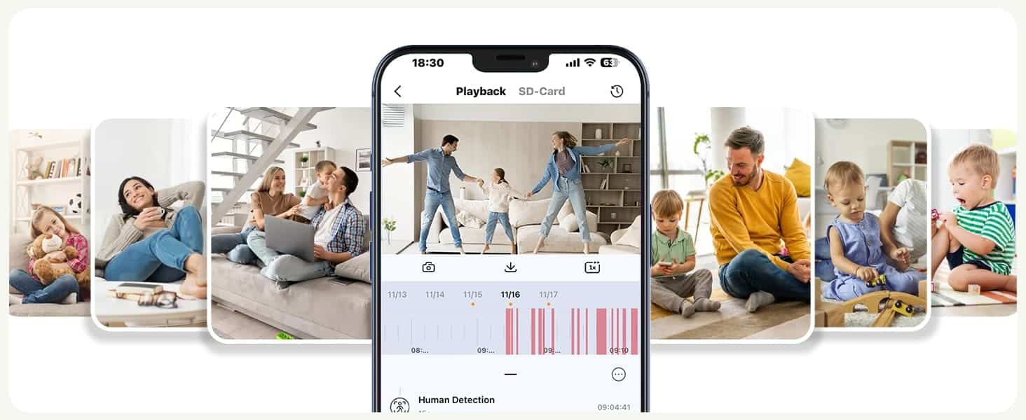 Wifi Nanny Camera With Screen | 1080p HD Two-Way Video & Audio | Baby/Pet Monitor | V380 App | Night Vision 16 792b38ba 69ab 49d3 b3c9 7a73f62b5977. CR001464600 PT0 SX1464 V1 Stay connected with loved ones using this advanced two-way video and audio smart camera. Featuring 1080p HD resolution and a 2.8-inch IPS screen, it offers seamless monitoring for babies, pets, and home security. Control it remotely via the V380 app, making it ideal for baby monitoring, elderly care, and pet supervision. ๐ ๏ธKey Features: โ
1080p HD Resolution โ Crisp video quality with a 2MP sensor. โ
360ยฐ Rotation โ Remotely pan up to 355ยฐ horizontally and tilt 90ยฐ vertically. โ
Two-Way Video and Audio Calling โ Communicate via phone and camera screen. โ
2.8-inch IPS Screen โ Easy interaction for children or elderly users. โ
Night Vision Support โ Clear vision in darkness with infrared LEDs. โ
Motion Detection Alerts โ Receive notifications when movement is detected. โ
Cloud + TF Card Storage โ Flexible options for saving video footage. โ
WiFi Connectivity (2.4GHz) โ Easy setup with your home network. โ
Power Supply: 5V USB โ Versatile power options, including power banks. โ
One-Click Calling โ Simple way for home users to initiate calls. โฌ๏ธSCROLL DOWN TO SEE DESCRIPTIONโฌ๏ธ