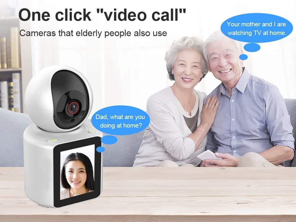 Wifi Nanny Camera With Screen | 1080p HD Two-Way Video & Audio | Baby/Pet Monitor | V380 App | Night Vision 12 Wifi Nanny Camera with 2 way video and audio call 4 Stay connected with loved ones using this advanced two-way video and audio smart camera. Featuring 1080p HD resolution and a 2.8-inch IPS screen, it offers seamless monitoring for babies, pets, and home security. Control it remotely via the V380 app, making it ideal for baby monitoring, elderly care, and pet supervision. ๐ ๏ธKey Features: โ
1080p HD Resolution โ Crisp video quality with a 2MP sensor. โ
360ยฐ Rotation โ Remotely pan up to 355ยฐ horizontally and tilt 90ยฐ vertically. โ
Two-Way Video and Audio Calling โ Communicate via phone and camera screen. โ
2.8-inch IPS Screen โ Easy interaction for children or elderly users. โ
Night Vision Support โ Clear vision in darkness with infrared LEDs. โ
Motion Detection Alerts โ Receive notifications when movement is detected. โ
Cloud + TF Card Storage โ Flexible options for saving video footage. โ
WiFi Connectivity (2.4GHz) โ Easy setup with your home network. โ
Power Supply: 5V USB โ Versatile power options, including power banks. โ
One-Click Calling โ Simple way for home users to initiate calls. โฌ๏ธSCROLL DOWN TO SEE DESCRIPTIONโฌ๏ธ
