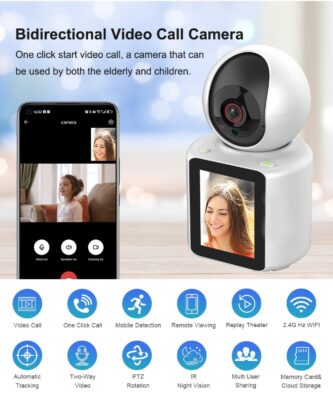 HD Wifi Nanny Camera for Baby Monitoring