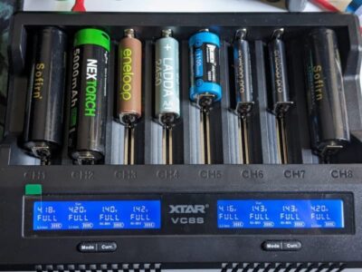 XTAR VC8S 8-Slot Fast Charger for Flashlights