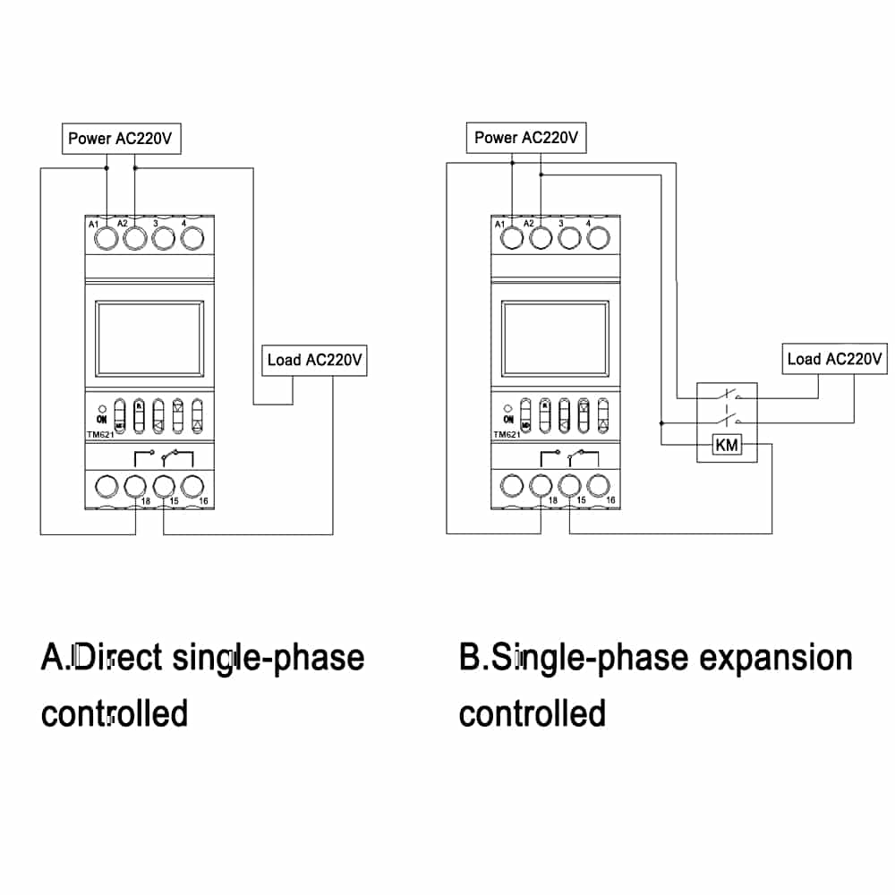ManHua NKG 3 Random Clock Digital Timer Switch Diagram Enhance security with the ManHua NKG-3 Random Clock Digital Timer Switch. This DIN rail-mountable device offers randomized on/off schedules, simulating human presence to deter intruders. It features programmable settings for variable usage patterns, making it ideal for security lighting and more. Popular uses include home security, office automation, and creating unpredictable light cycles.
🛠️Key Features:: ✅ Simulates human activity for enhanced security.
✅ Randomly adjusts on/off times within set ranges.
✅ Programmable settings for flexible scheduling.
✅ Supports 40 ON/OFF settings per day.
✅ Time control scope: 1s to 99s.
✅ Built-in rechargeable battery for program saving.
✅ Low power consumption (