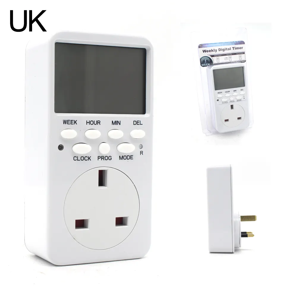 Manhua MET-UK, 16A Timer Plug: Program Lights, Fridge, Bells โ 16A Plug-and-Play Automation 9 Hc771ceb107d3437bab416ca0bd25e7ffH Automate your appliances effortlessly with the Manhua 16A Programmable Timer Plug. This plug-and-play device allows for hourly, daily, or weekly scheduling of various appliances. It's ideal for homes, schools, shops, and farms, offering easy control and energy savings. Popular uses include scheduling lights, fridges, and school bells.
๐ ๏ธKey Features: โ
Automate with hourly, daily, or weekly schedules.
โ
Simple plug-and-play setup, no tools required.
โ
Ideal for automating school bells and class changes.
โ
Controls lights, fridges, fans, Wi-Fi routers, and more.
โ
Silent operation with no ticking or clicking.
โ
Built-in memory backup for settings during power cuts.
โ
16A capacity suits most home and office devices.
โ
Easy-to-read LCD screen for quick programming. โฌ๏ธSCROLL DOWN TO SEE DESCRIPTIONโฌ๏ธ