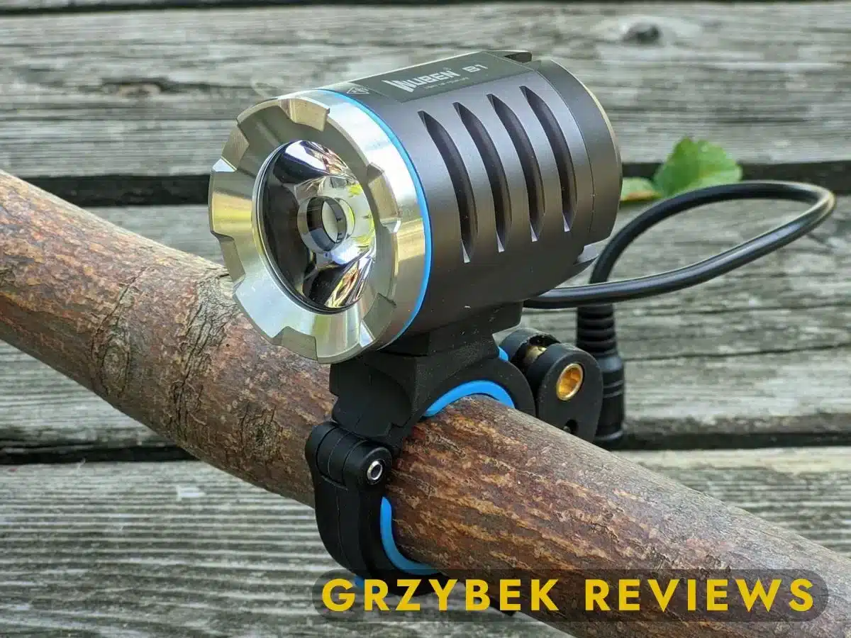 WUBEN B1 3600 lumen rechargeable MTB bike light, IP65 waterproof with remote control for cycling in Nairobi, Kenya.