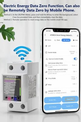 Atorch-GR2PWS-WiFi-Smart-Energy-Meter-Tuya-Smartlife-APP-100A-3600W-35