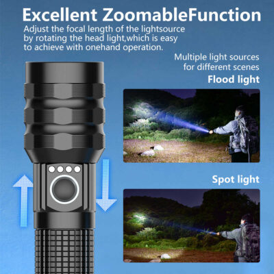 1KM OSRAM LED Rechargeable Flashlight