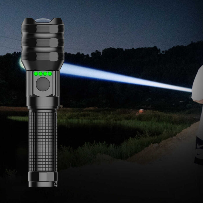 Where to Buy Flashlights in Kenya: Spotlight on Lumen Vault 3 High-performance 1KM OSRAM P8 LED long-range rechargeable flashlight, waterproof, 6 modes for camping, hiking, emergency in Nairobi, Kenya.