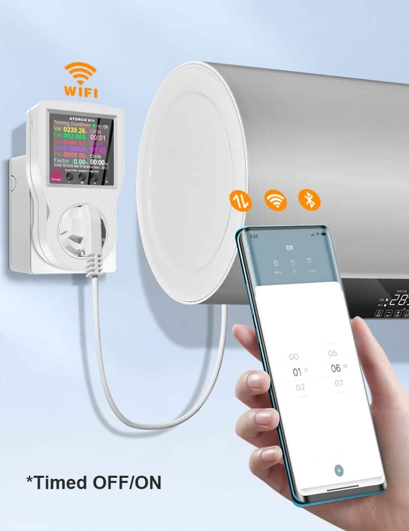 atorch s1 smart meter socket kill a watt energy meter tuya smart home products 30 Monitor and control your home's electricity usage with the S1 Smart WiFi Energy Meter better tha Kill A Watt. This plug offers real-time energy tracking, remote control via the Tuya or SmartLife app, and surge protection. It's ideal for managing appliance power consumption, scheduling operations, and saving energy, making it a must-have for smart homes.
🛠️Key Features: ✅ Real-time monitoring of voltage, current, power (watts), and energy used.
✅ Remote on/off control via Tuya or Smart Life app from anywhere.
✅ Tracks daily, monthly, and yearly energy consumption for detailed insights.
✅ Calculates electricity costs by inputting your power rate per kWh.
✅ Smart scheduling for automated on/off times and countdown timers.
✅ Controls standby power consumption of idle devices.
✅ Surge protection with customizable limits for voltage, current, and wattage.
✅ Voice control compatible with Amazon Alexa and Google Home.
✅ Durable ABS + PC fire-retardant shell material.
✅ Supports a maximum load capacity of 3680W / 16A. ⬇️SCROLL DOWN TO SEE DESCRIPTION⬇️