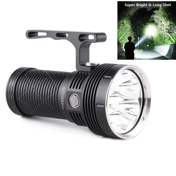 Where to Buy Flashlights in Kenya: Spotlight on Lumen Vault 7 Convoy 3X21C SST40 flashlight, 15000 lumens, 900m beam. Heavy-duty rechargeable USB-C torch for security & rangers in Nairobi, Kenya.