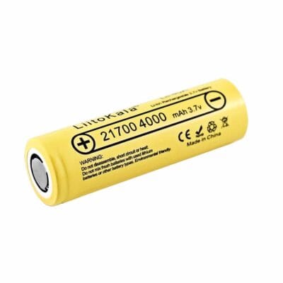 LiitoKala Lii-40A 21700 4000mAh high-drain flat top unprotected Li-ion battery for vape mods, flashlights in Nairobi, Kenya.