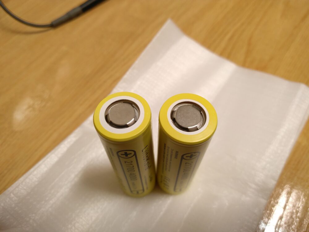 LiitoKala Lii-40A 21700 4000mAh high-drain flat-top unprotected battery for vapes & flashlights in Nairobi, Kenya.