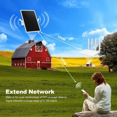 Solar 4G LTE Router for Outdoor WiFi