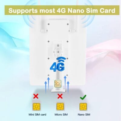 Solar 4G LTE Router, 25600mAh battery, WiFi repeater, IP66 waterproof for outdoor, farm, camping use in Nairobi, Kenya.