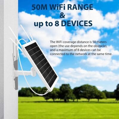 Solar 4G LTE Router for Outdoor WiFi