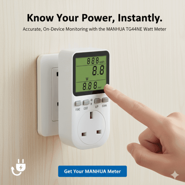 MANHUA TG44NE Watt Meter Socket 16A Monitor Energy Usage Cost Tracker LCD Display Kill A Watt Alternative 2 In today's world, understanding and controlling your electricity consumption is more important than ever. Two popular options for achieving this are the MANHUA TG44NE Watt Meter Socket and the Atorch S1 Smart WiFi Energy Meter. While both aim to empower you with energy insights, they cater to slightly different needs and offer distinct functionalities. Let's break down the key differences and similarities to help you choose the right device for your home or office.