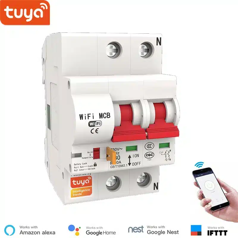 Wi‑Fi Powered Tuya Smart Breaker – Schedule and Control Your Circuits Remotely