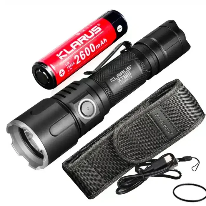 Where to Buy Flashlights in Kenya: Spotlight on Lumen Vault 16 Klarus XT11S Tactical Flashlight – 1100 Lumens, 330m Beam, Waterproof, Rechargeable, Durable, Long Runtime, Dual Switch LED Torch