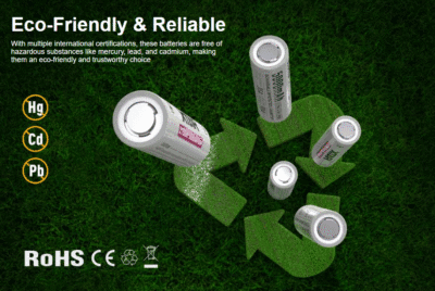 21700 5000mAh RAW Flat-Top High-Discharge Li-ion Battery (35–90A)2