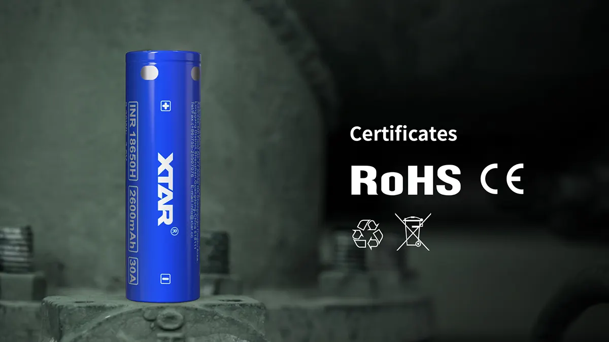 XTAR INR 18650 2600mAh High-Drain Li-ion Unprotected Battery for Vapes, EDC, and High-Power Devices, 20/30A, flat top 4 XTAR INR 18650 2600mAh High Drain Li ion Unprotected Battery for Vapes EDC and High Power Devices 2030A flat top 8 The XTAR INR 18650 2600mAh Battery is a high-performance, unprotected flat-top INR Li-ion cell designed for high-drain devices. With 20A continuous discharge and 30A pulse output, it’s ideal for vapes, high-lumen flashlights, and other power-hungry electronics. Its flat-top terminal ensures wide compatibility, and the INR chemistry delivers high energy density, low internal resistance, and reliable performance.
