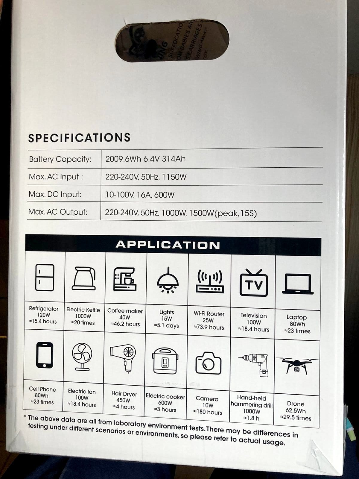 Vestwoods 2009.6Wh 1000W Portable Solar Generator Power Station with UPS & Lithium Iron Phosphate (LiFePO4) Battery 6.4V,314Ah, 2yrs warranty 3 1001808889 The Vestwood 2009.6Wh Power Station is a reliable 1000W portable solar generator with 1500W peak power and a long-life LFP battery. Perfect for home backup, blackouts, and solar charging, it powers essential appliances like fridges, 55” TVs, laptops, WiFi routers, lights, and microwaves safely and quietly. Battery: 2009.6Wh, 6.4V LFP AC Output: 1000W continuous / 1500W peak, 2 sockets, 220–240V, 50Hz AC Input: 1150W max, full charge in 2.5 hrs (~3 units of electricity) Solar Input: 600W max, MC4 port, full charge ~4 hrs UPS Mode: Switches in <20ms Noise Level: <25dB, natural cooling Dimensions: 304×200×310mm, Weight: 19kg, IP20 Protections: AC overcurrent, short-circuit, PV overcurrent, battery temperature