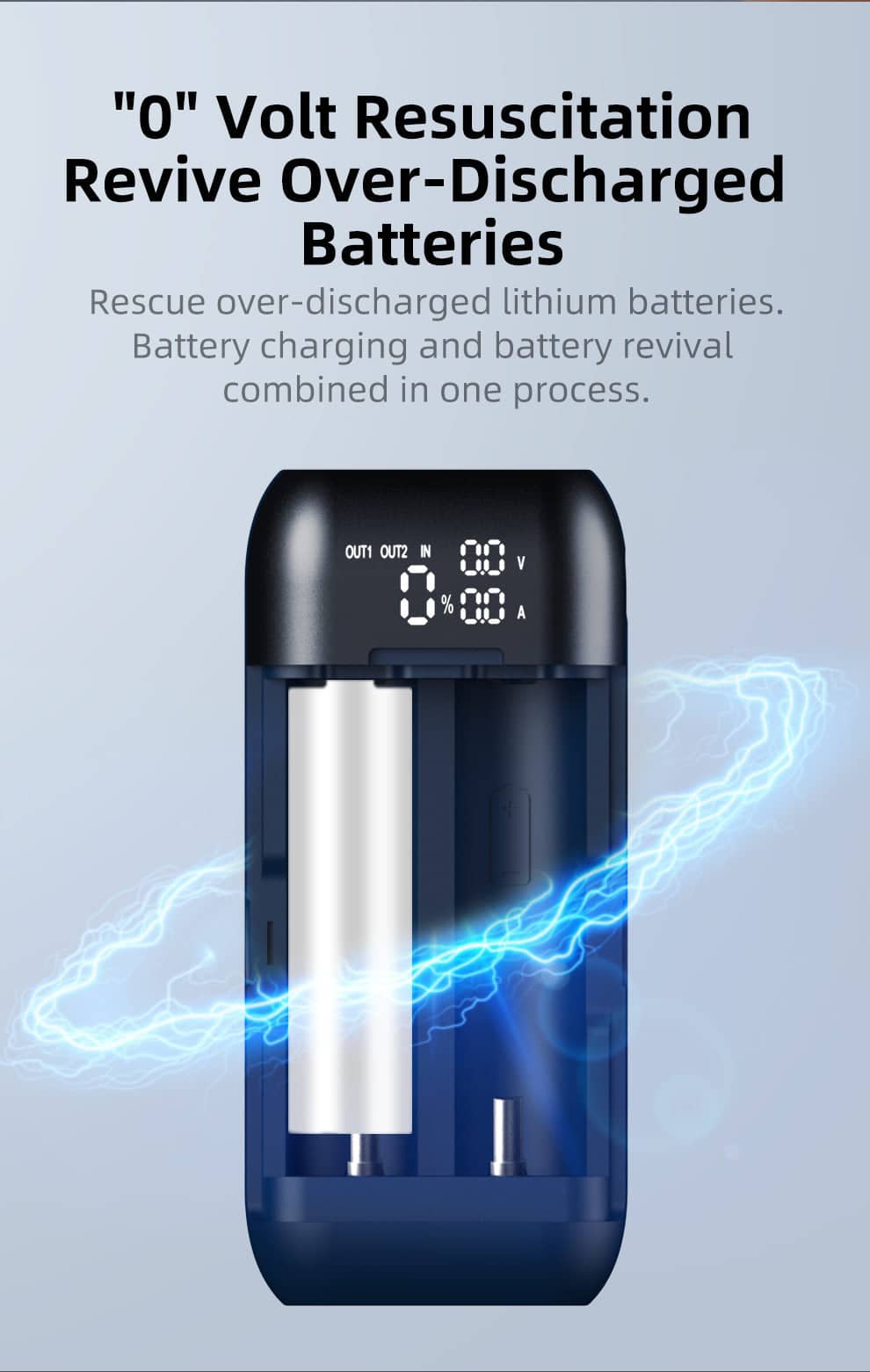 KLARUS K2A Smart Dual Slot Battery Charger & Power Bank – 2-in-1 Intelligent LED Charger for 18650, 20700 & 21700 (Protected & Unprotected) Li-ion Batteries 10 Compact Dual Battery Charger for Travel & Home Use