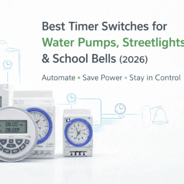 Best Timer Switches for Water Pumps, Streetlights & School Bells in Kenya (2026) 11 How to Automate Lights, Bells, and Irrigation with Affordable Timer Switches in Kenya