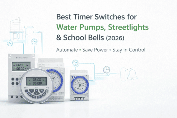 timer switches banner white Whether you need to automate your water pump, control streetlights, enhance security lighting, or manage school bells with second-level precision, the right timer switch can save you time, money, and hassle. Discover Kenya's most reliable programmable timer switches for 2026.